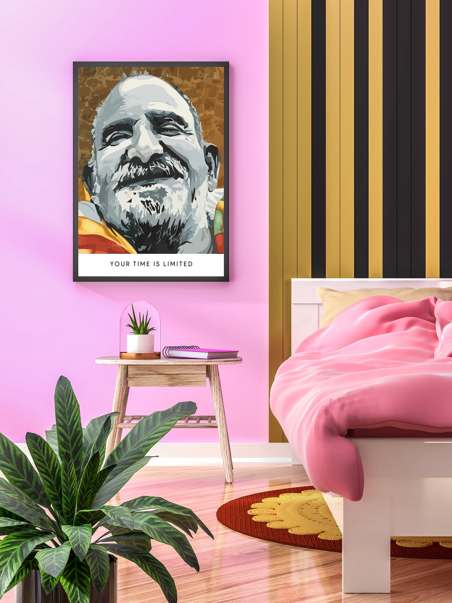 Neem Karoli Baba Premium Canvas Frame